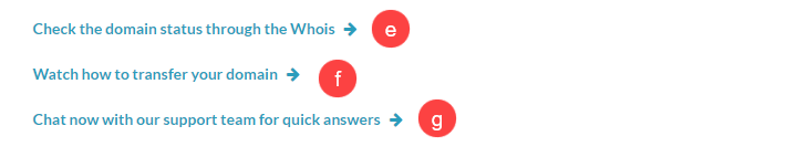 domain status through Whois, video tutorial, Link to our Chat Support Team